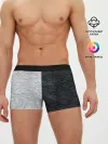 Мужские трусы боксеры / Мятая Черно-Белая Бумага