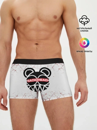 Мужские трусы боксеры / radiohead.