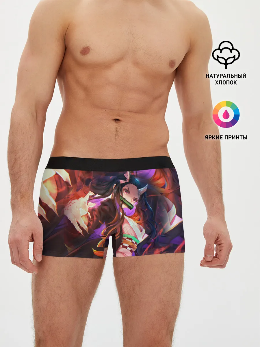 Мужские трусы боксеры / Незуко рог