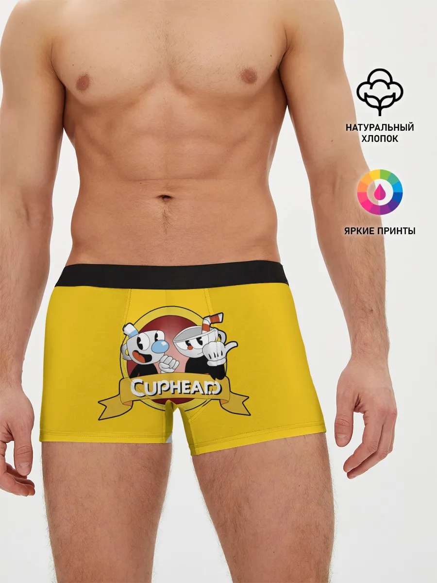 Мужские трусы боксеры / CUPHEAD / КАПХЕД.