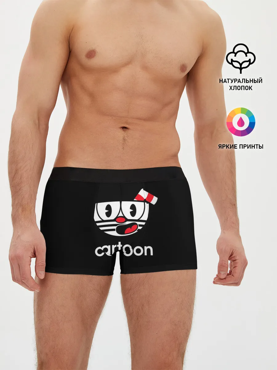 Мужские трусы боксеры / CUPHEAD | КАПХЕД