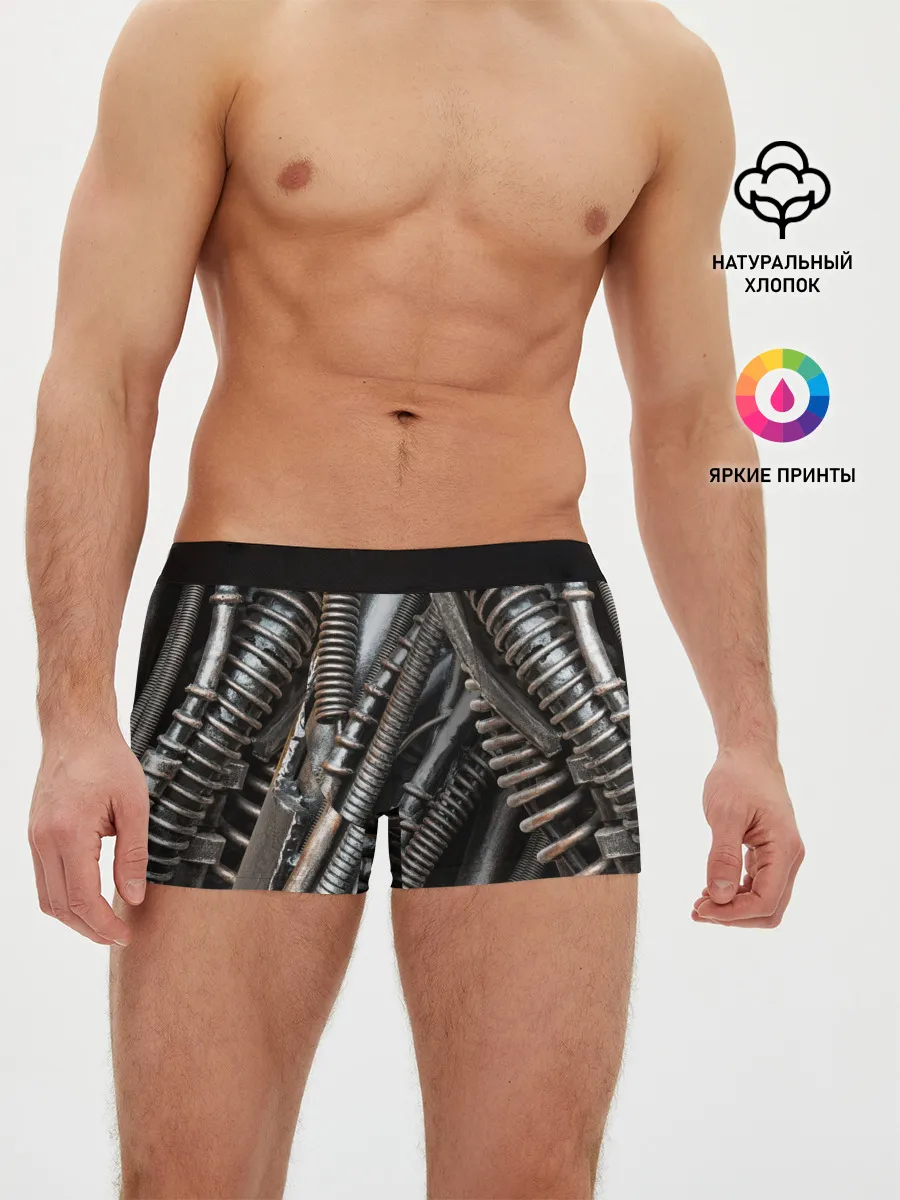 Мужские трусы боксеры / СТИМПАНК | МЕХАНИЧЕСКИЕ ЧАСТИ