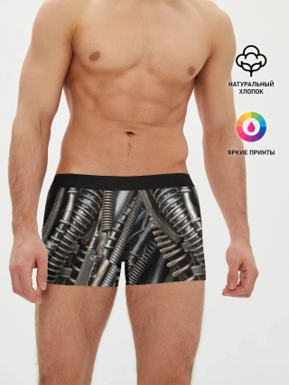 Мужские трусы боксеры / СТИМПАНК | МЕХАНИЧЕСКИЕ ЧАСТИ