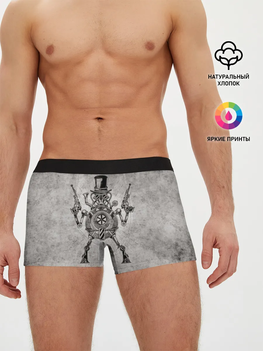 Мужские трусы боксеры / Стимпанк