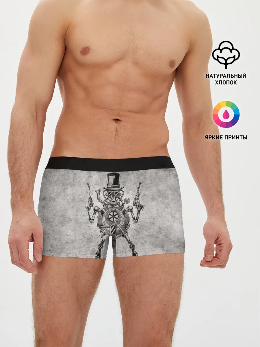 Мужские трусы боксеры / Стимпанк