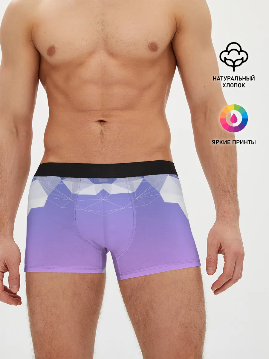 Мужские трусы боксеры / Геометрия