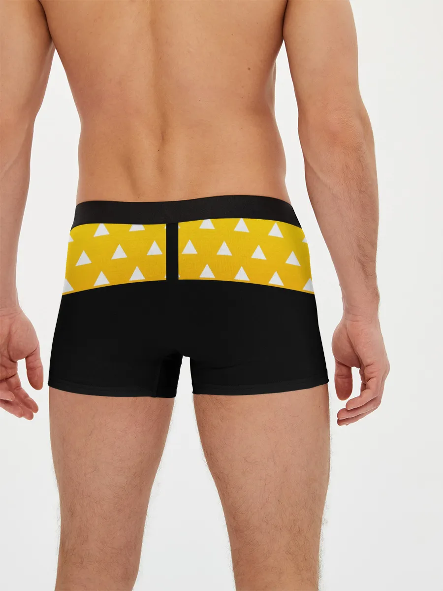 Мужские трусы боксеры / Zenitsu Agatsuma Kimetsu no Yaiba