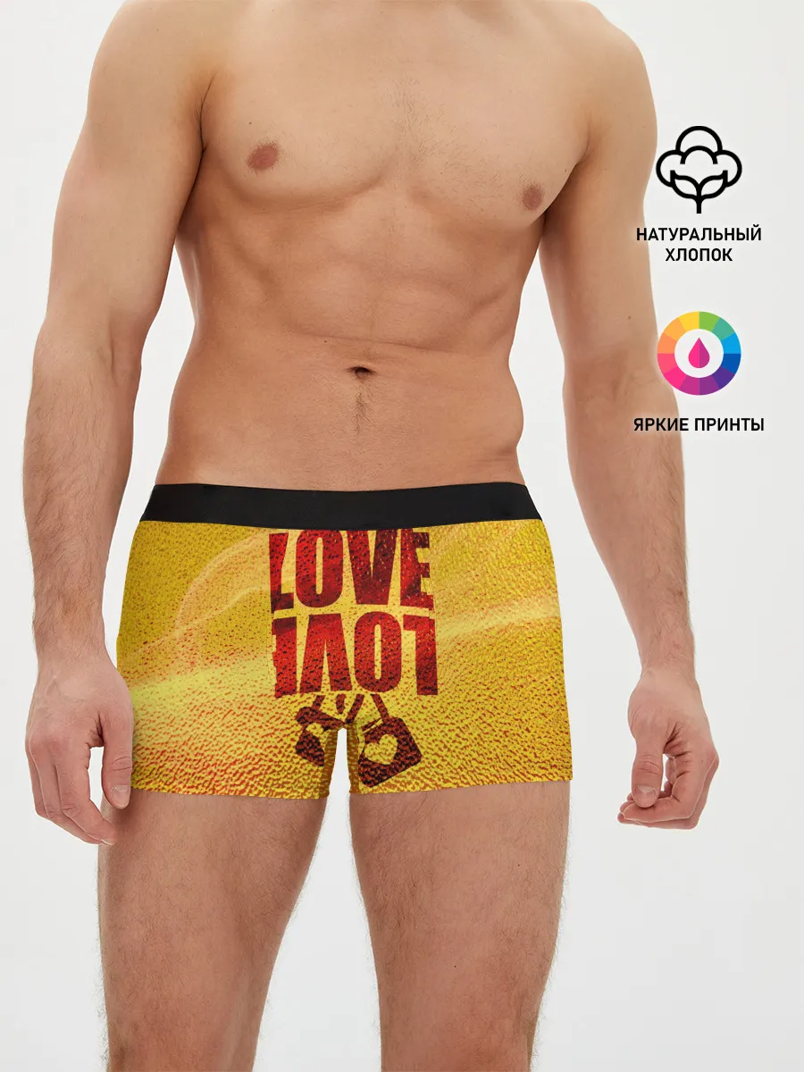 Мужские трусы боксеры / LOVE