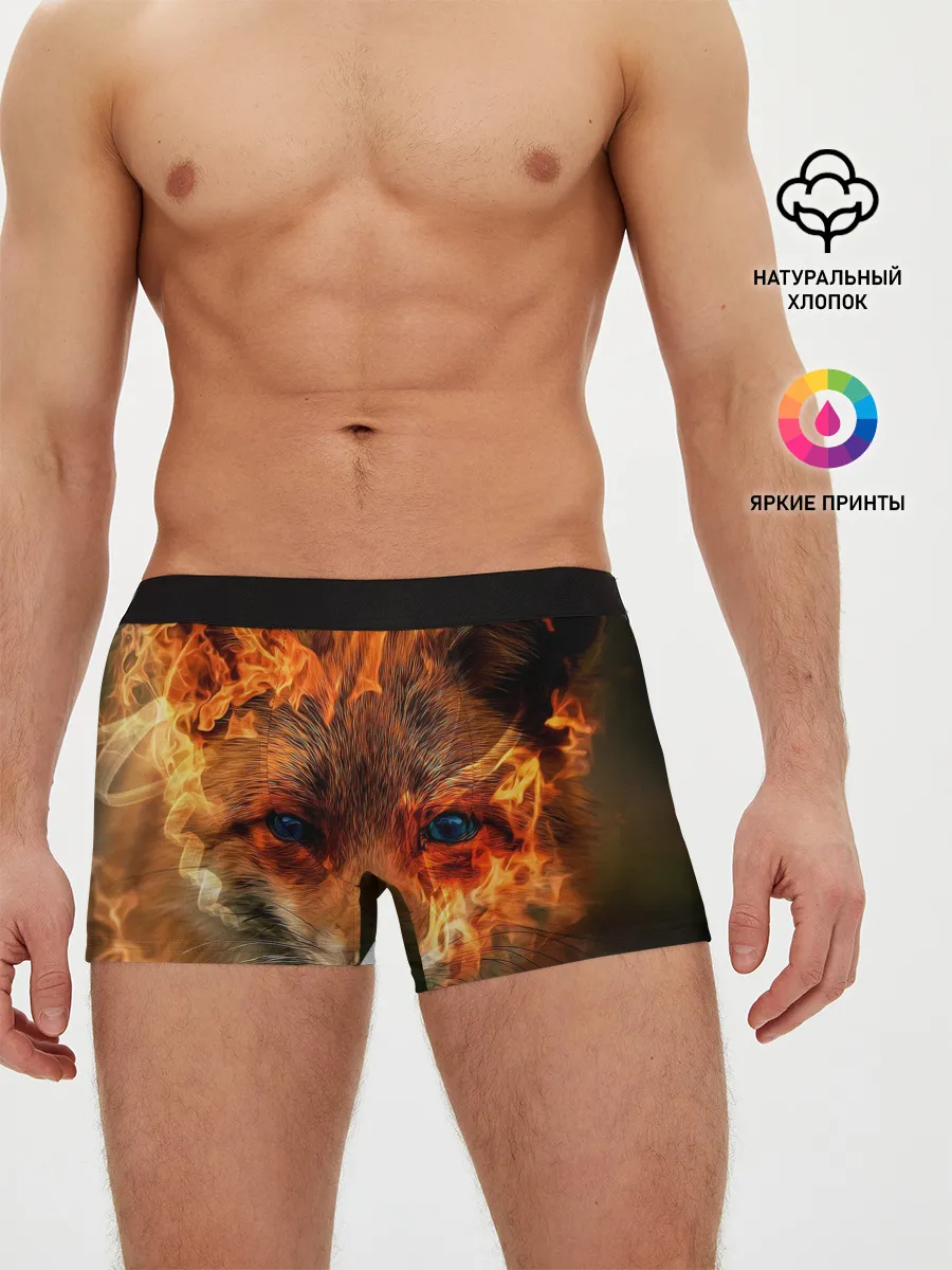 Мужские трусы боксеры / Огненная лиса