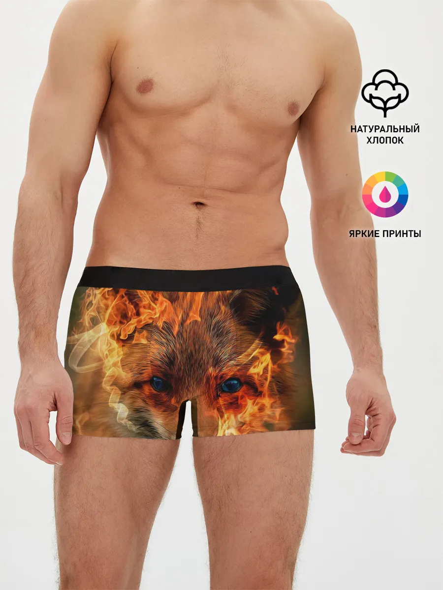 Мужские трусы боксеры / Огненная лиса