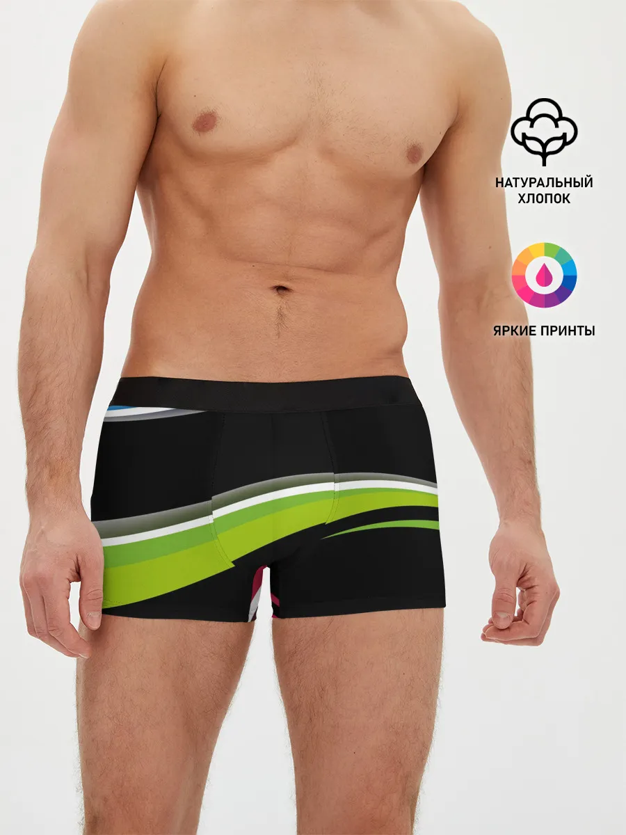 Мужские трусы боксеры / Волны