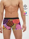 Мужские трусы боксеры / Аннотация разноцветных кругов