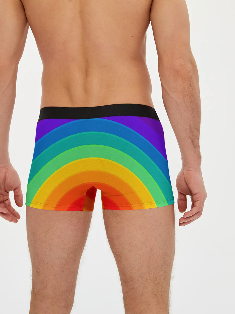 Мужские трусы боксеры / Круговая радуга