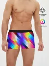 Мужские трусы боксеры / Пиксельная радуга