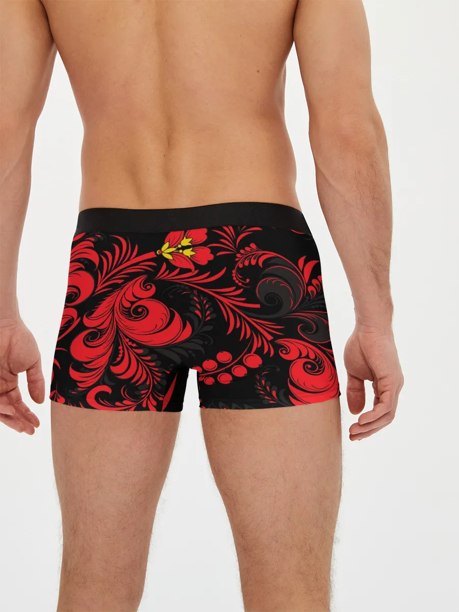 Мужские трусы боксеры / Хохлома