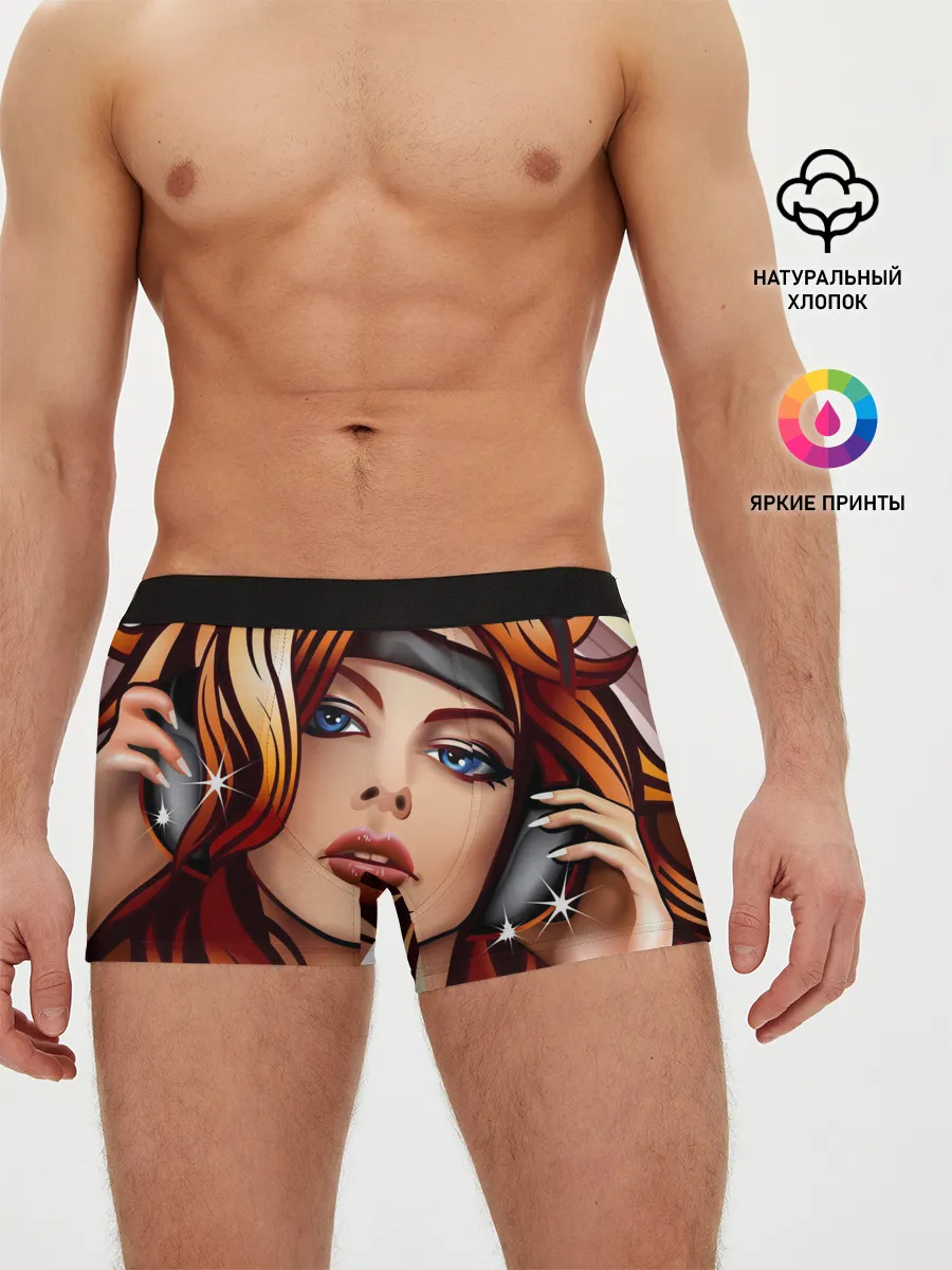 Мужские трусы боксеры / ДЕВУШКА