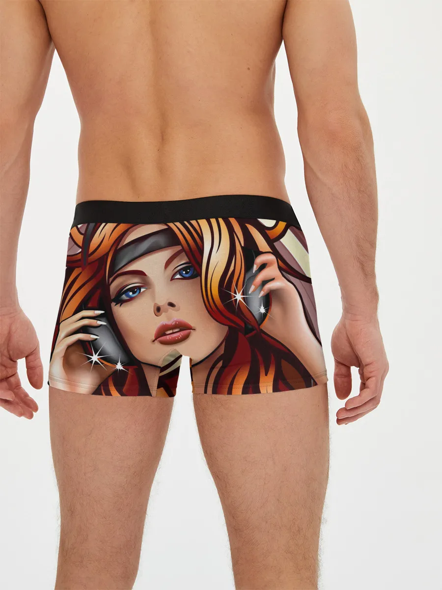 Мужские трусы боксеры / ДЕВУШКА