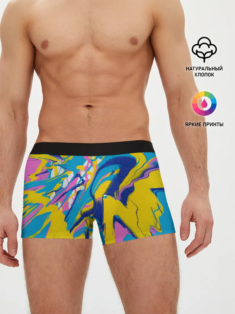 Мужские трусы боксеры / Клякса