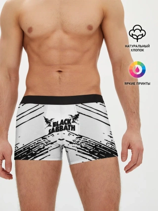 Мужские трусы боксеры / black sabbath