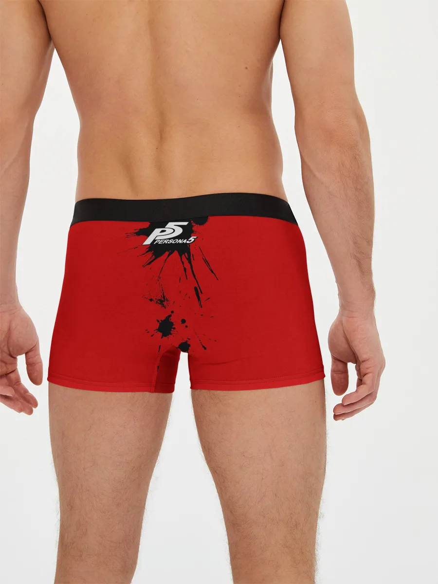 Мужские трусы боксеры / пантера persona 5