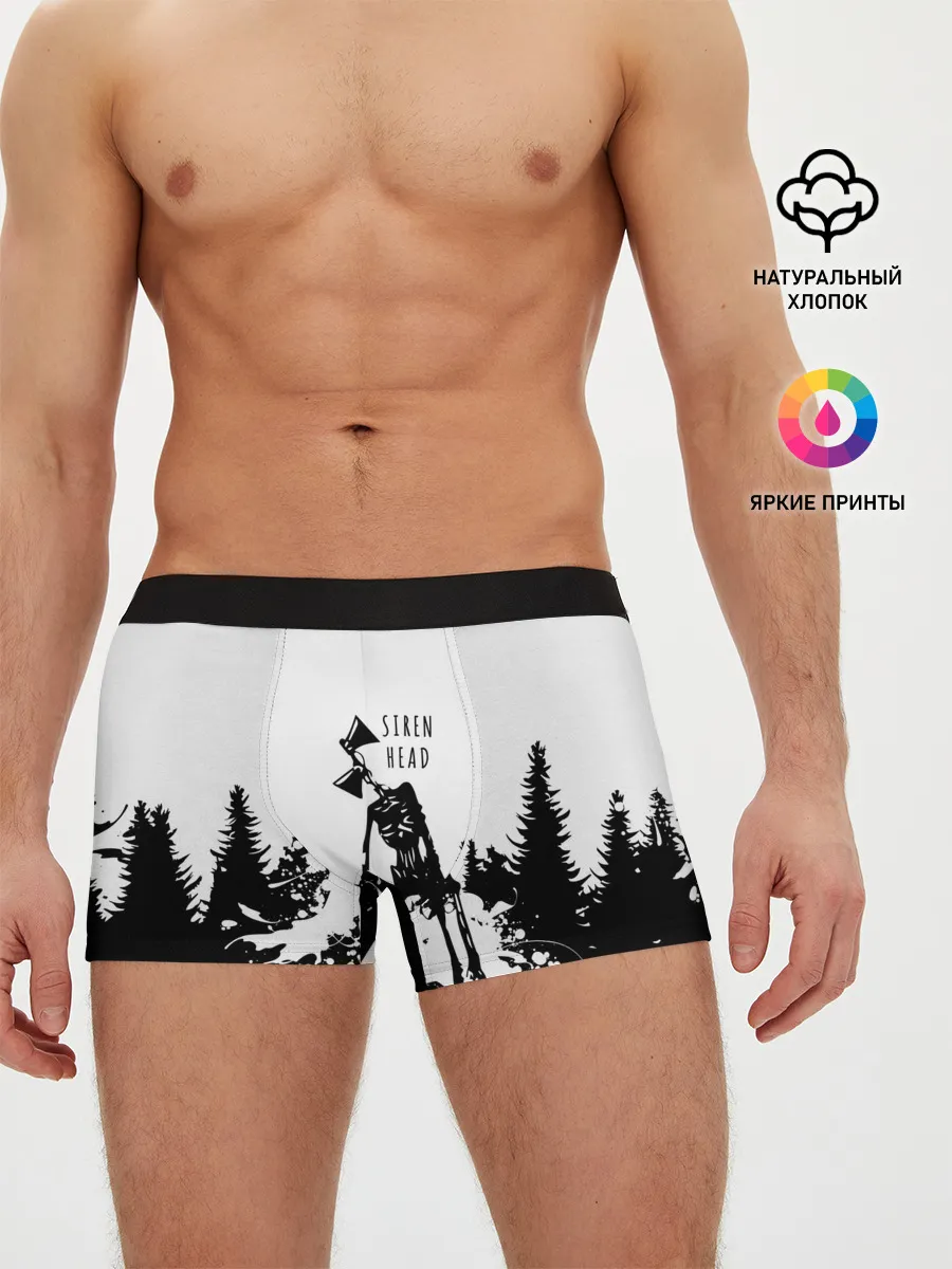 Мужские трусы боксеры / Лес сиреноголового