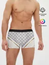 Мужские трусы боксеры / Luxury white & Gold