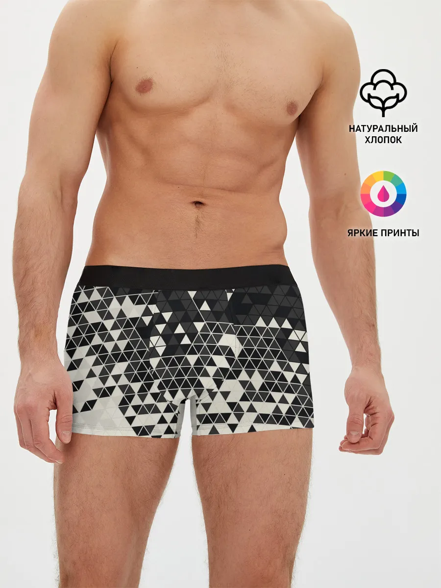 Мужские трусы боксеры / Абстракция