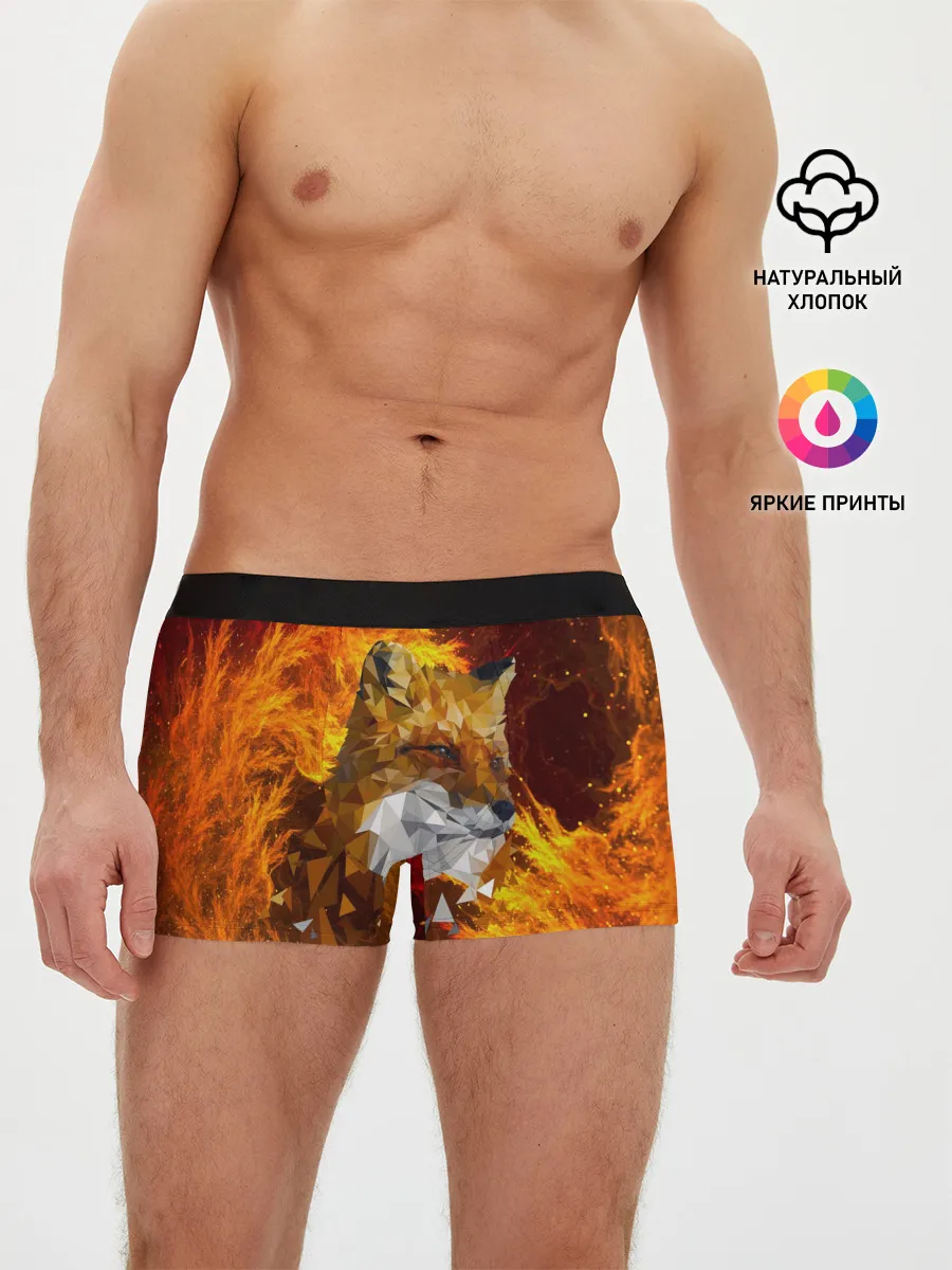 Мужские трусы боксеры / Огненный Лис
