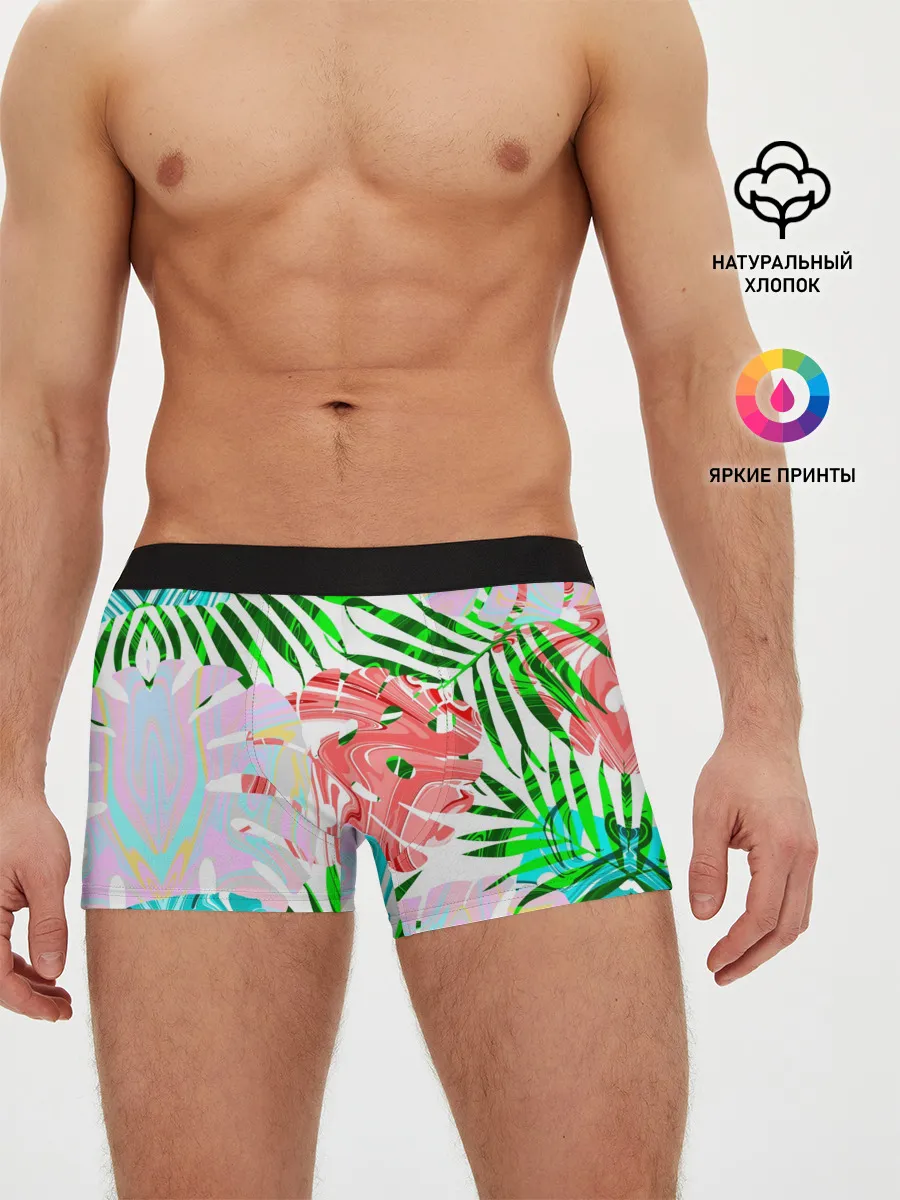 Мужские трусы боксеры / ЛИСТЬЯ 2.0