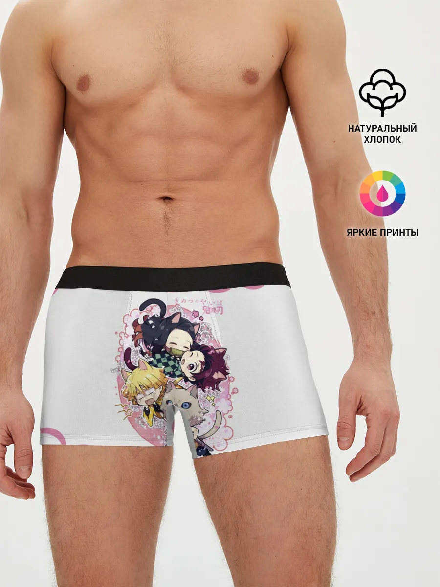 Мужские трусы боксеры / Клинок, рассекающий демонов ПЕРСОНАЖИ