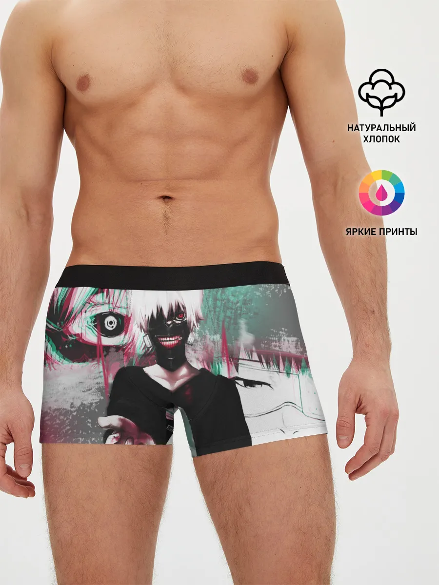 Мужские трусы боксеры / Полугуль Канеки