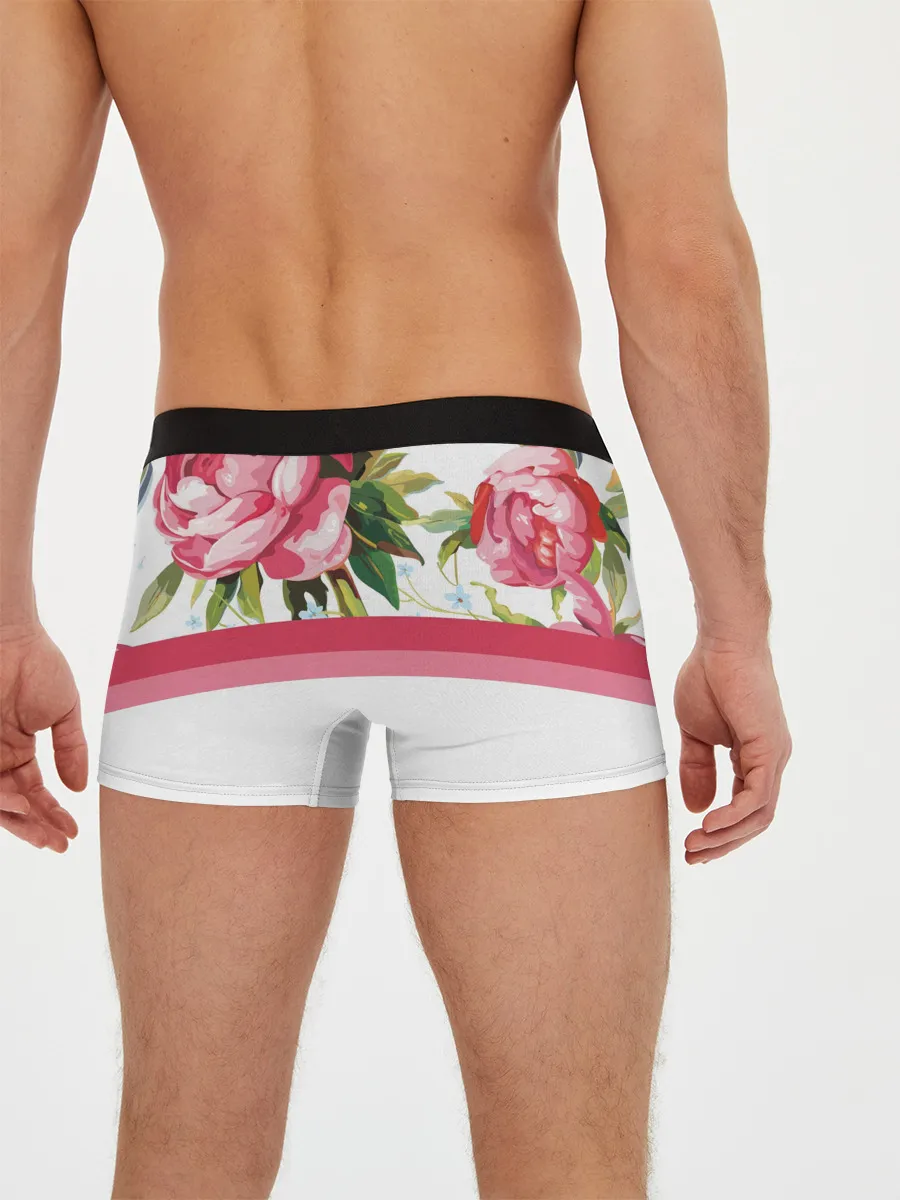 Мужские трусы боксеры / Нежные Розы