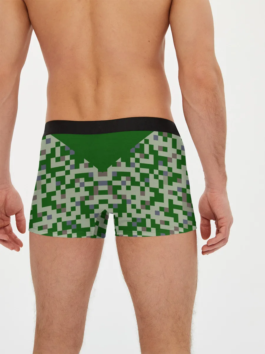 Мужские трусы боксеры / Minecraft Крипер