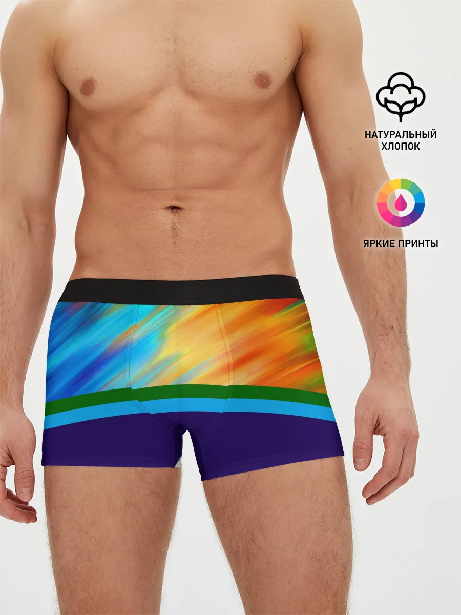 Мужские трусы боксеры / Размытие