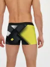 Мужские трусы боксеры / Желто черный ромб