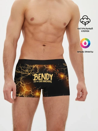 Мужские трусы боксеры / BENDY LOGO