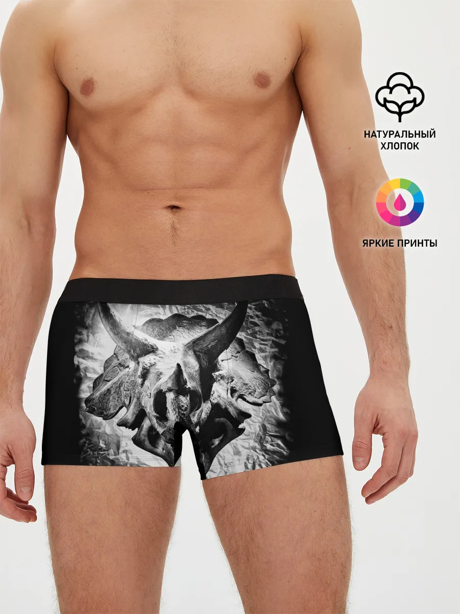 Мужские трусы боксеры / Трицератопс | Динозавр