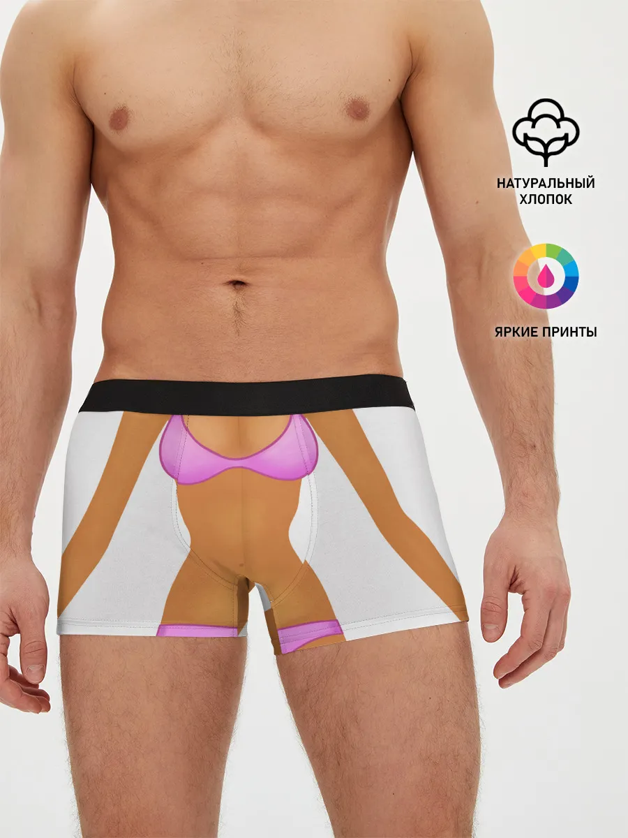 Мужские трусы боксеры / Tanned body