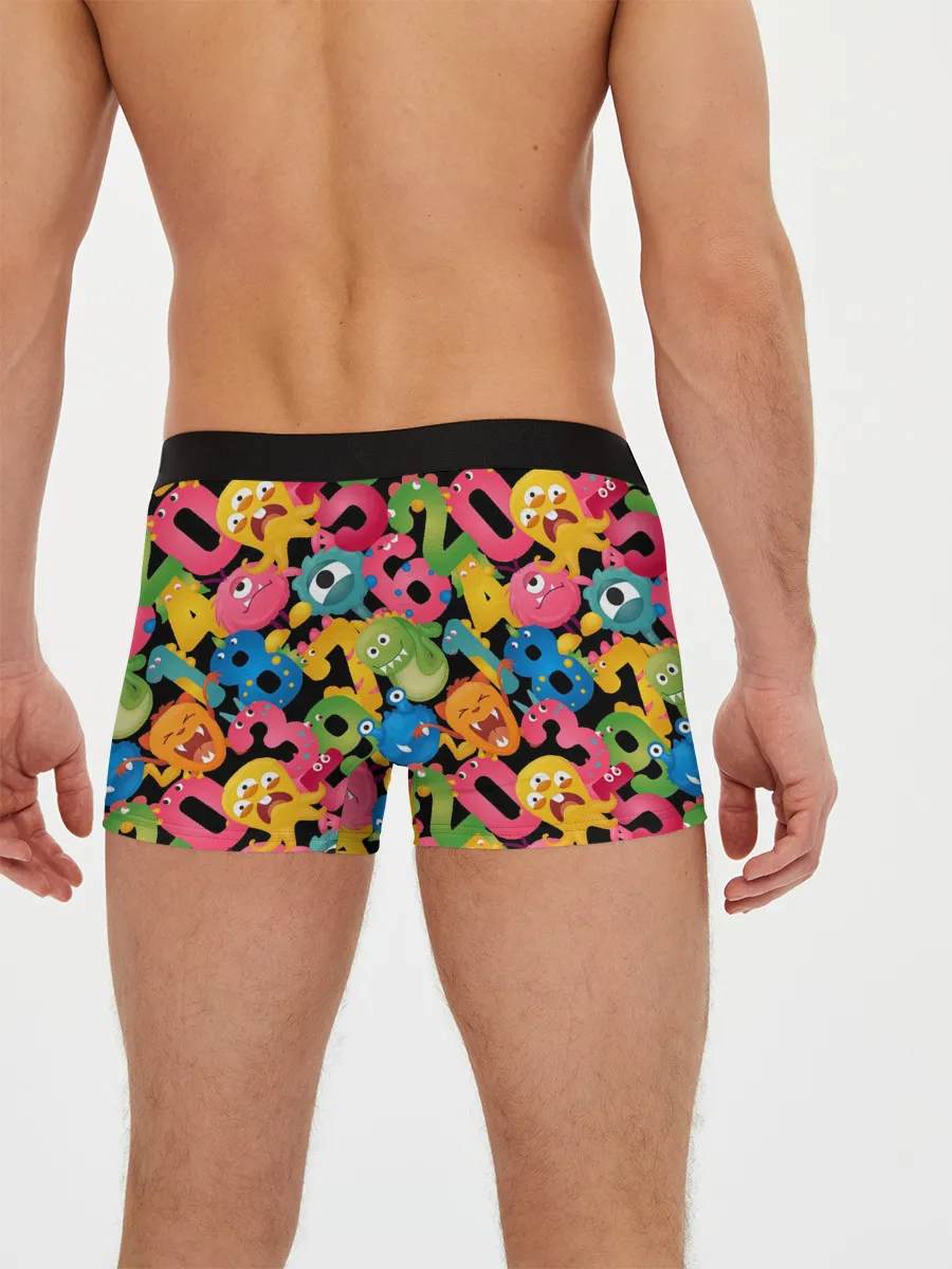 Мужские трусы боксеры / Monstry с цифрами