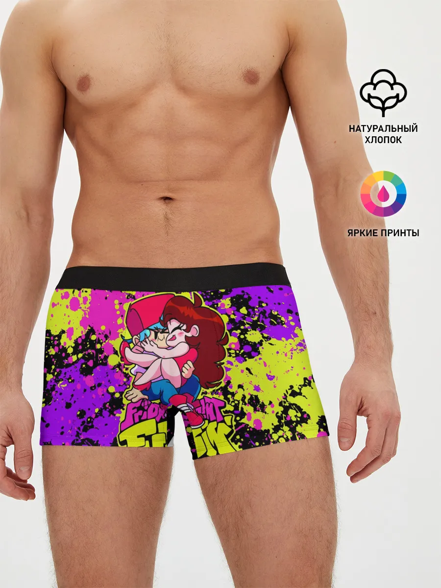 Мужские трусы боксеры / Парень и Девушка Friday Night