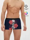 Мужские трусы боксеры / Rose Skull