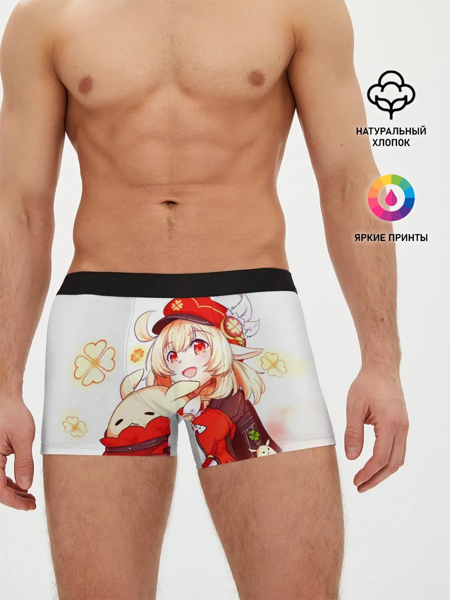 Мужские трусы боксеры / Геншин Импакт Кли
