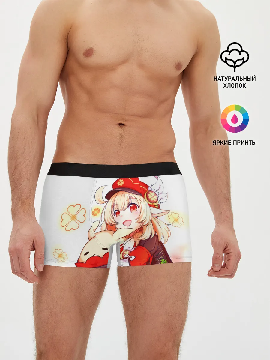Мужские трусы боксеры / Геншин Импакт Кли