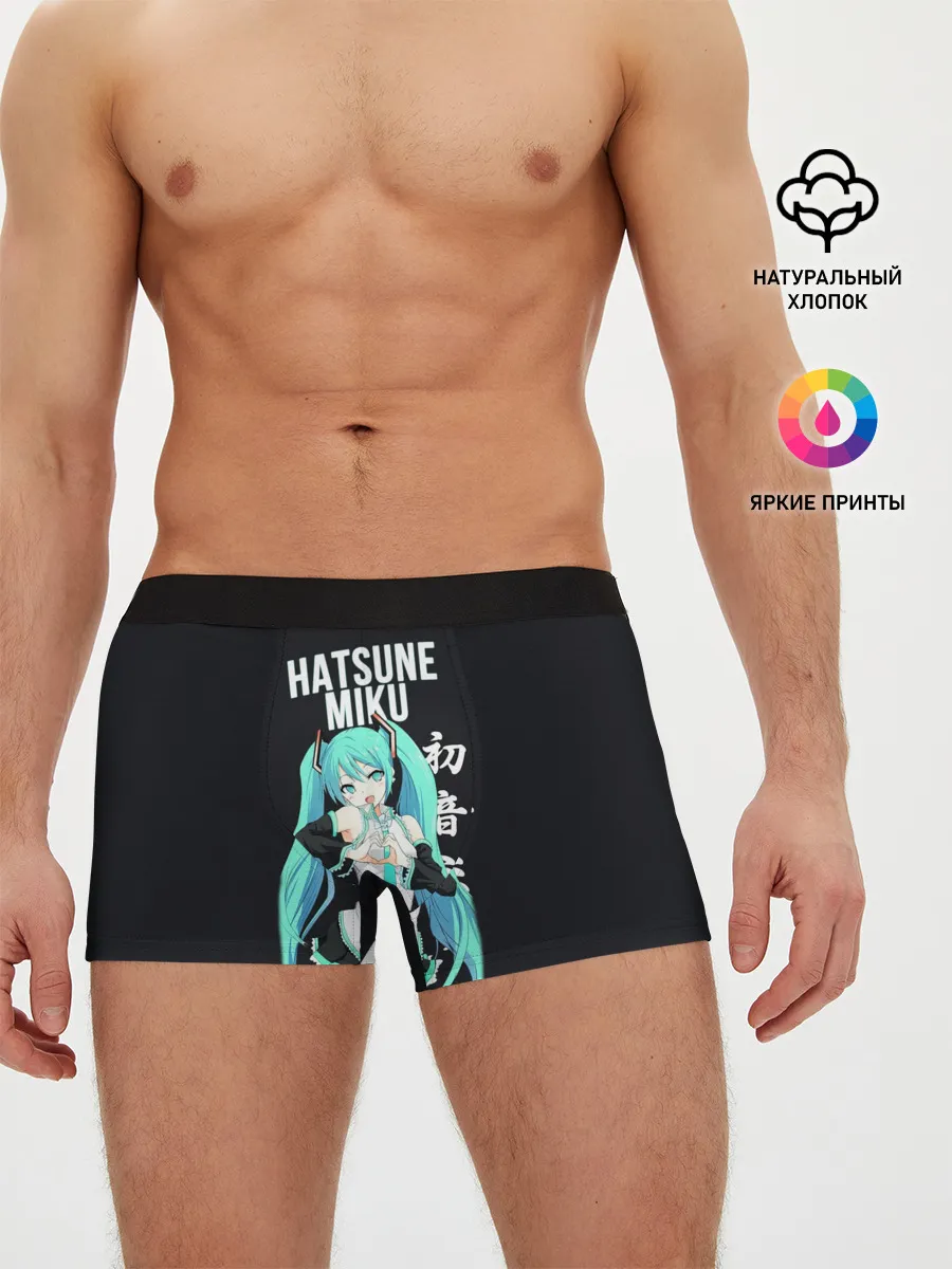 Мужские трусы боксеры / Hatsune Miku / Хацунэ Мику