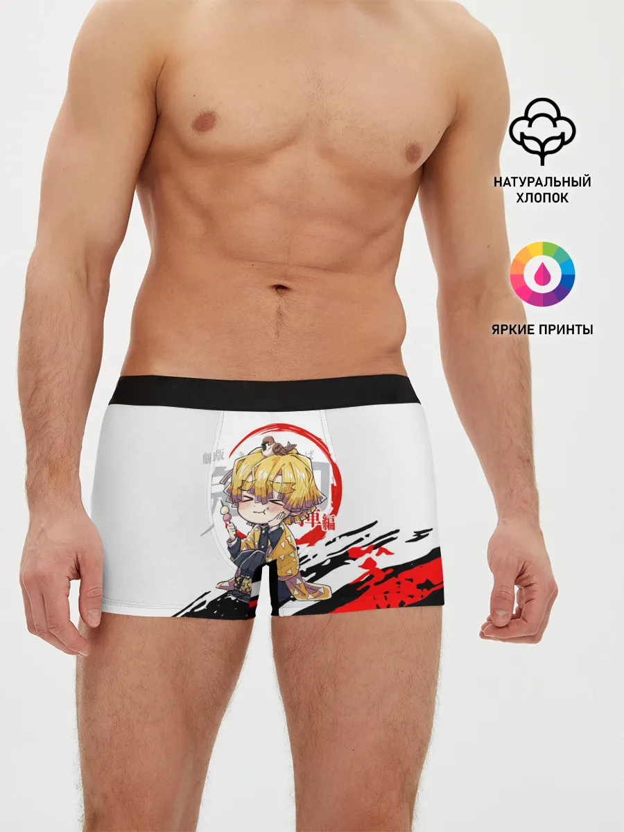 Мужские трусы боксеры / Agatsuma Zenitsu Kimetsu no Yaiba