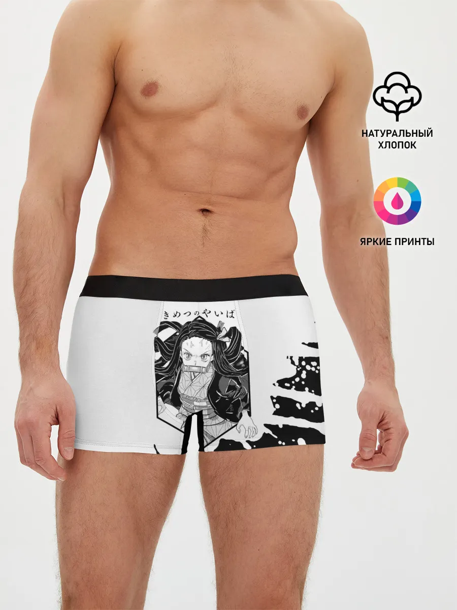 Мужские трусы боксеры / Nezuko Kamado Kimetsu no Yaiba