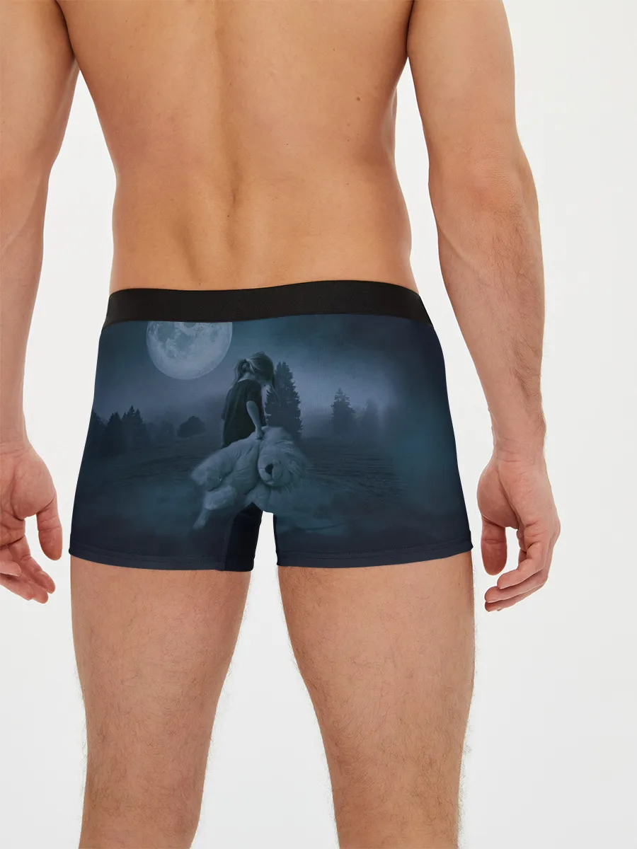 Мужские трусы боксеры / Девочка и полнолуние