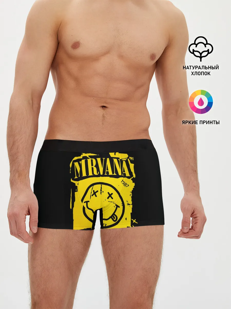 Мужские трусы боксеры / Nirvana 1987