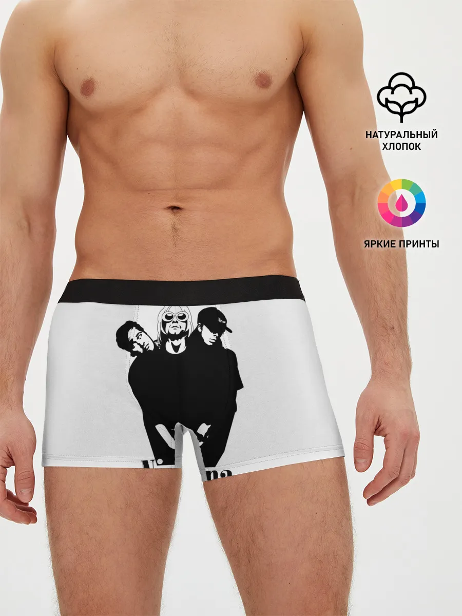 Мужские трусы боксеры / Nirvana Группа