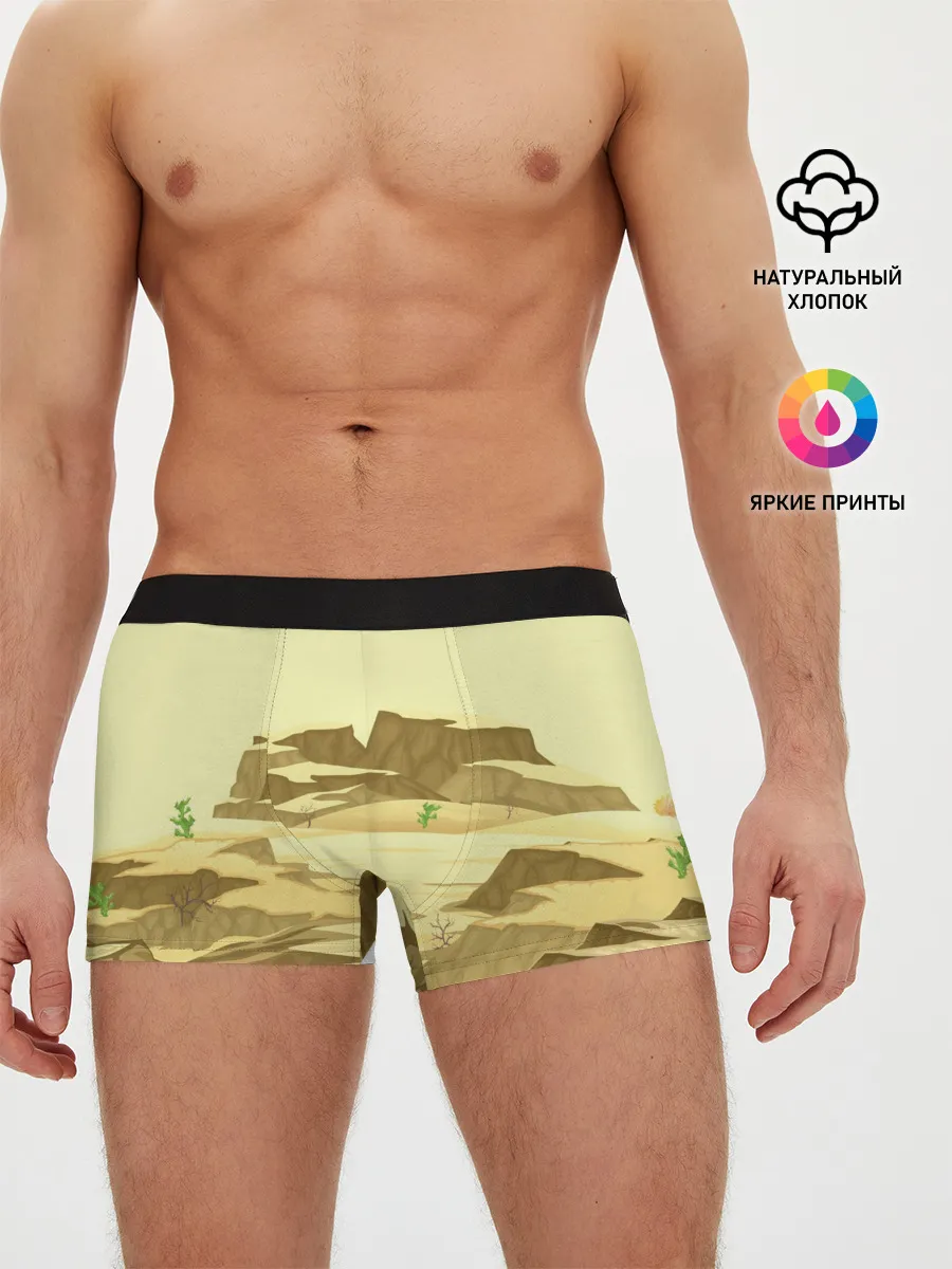 Мужские трусы боксеры / Пустыня